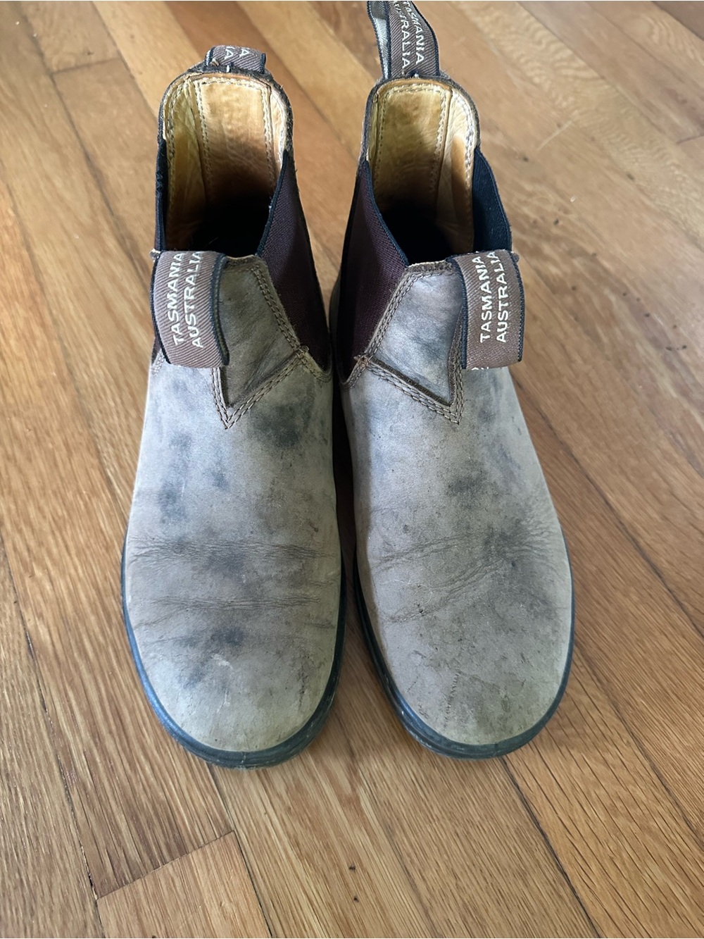Blundstone Chelsea Ankle Boots in Taupe